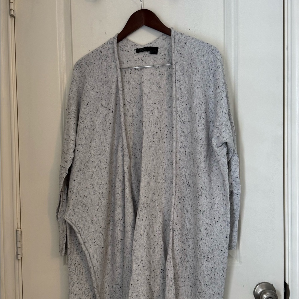 RDI Gray Speckled Cardigan